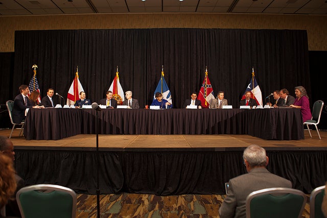 The RESTORE Council meeting in Biloxi, Miss. Dec. 9, 2015. Credit: Robert Smith/Wildlife Mississippi