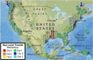 Figure modified from: http://tidesandcurrents.noaa.gov/sltrends/sltrends.html 