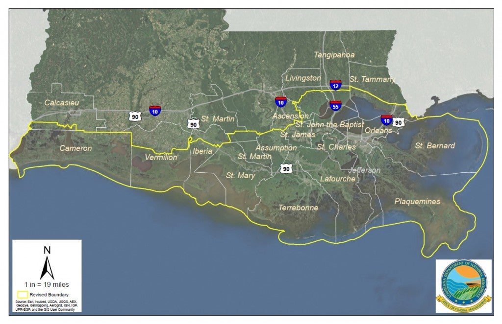 Louisiana coastal parishes
