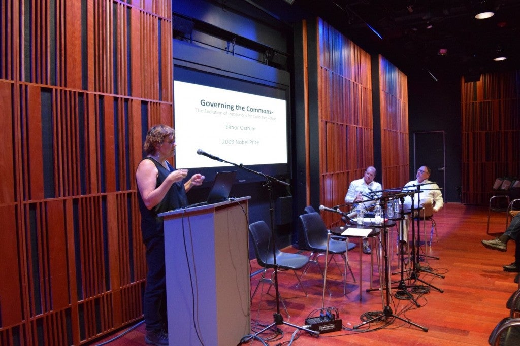 Maura Wood, John Tesvich and Andrew Wilson (Photo courtesy of Helen Rose Patterson)