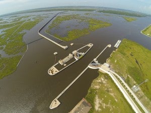 MRGO surge barrier